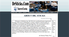 Desktop Screenshot of drsticks.com