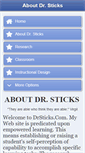 Mobile Screenshot of drsticks.com